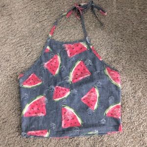 Watermelon halter top